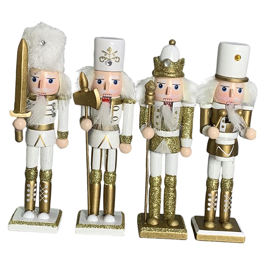 クリスマスや新年のお祝いにぴったりの、手描きの18cmのくる - Nutcracker Figurine のレビューと価格