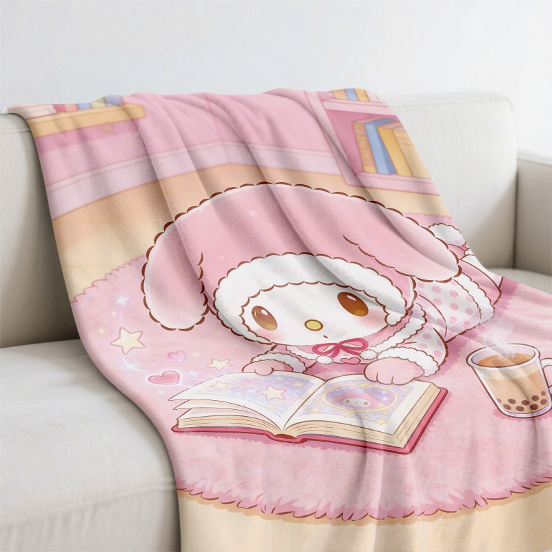 サンリオブランケット、マイメロディの読書シーンが描かれたピン - Christmas Throw Blanket のレビューと価格
