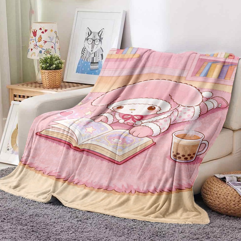 サンリオブランケット、マイメロディの読書シーンが描かれたピン - Christmas Throw Blanket のレビューと価格