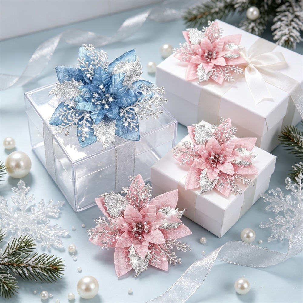 6/12個入り 5.5インチ クリスマスツリーオーナメント、 - Christmas Tree Artificial のレビューと価格