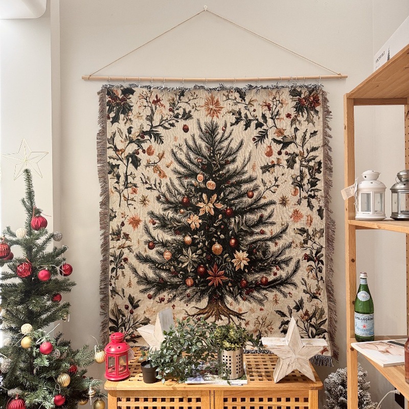 2026年新作クリスマスタペストリー、インスタ映えするヴィン - Christmas Throw Blanket のレビューと価格