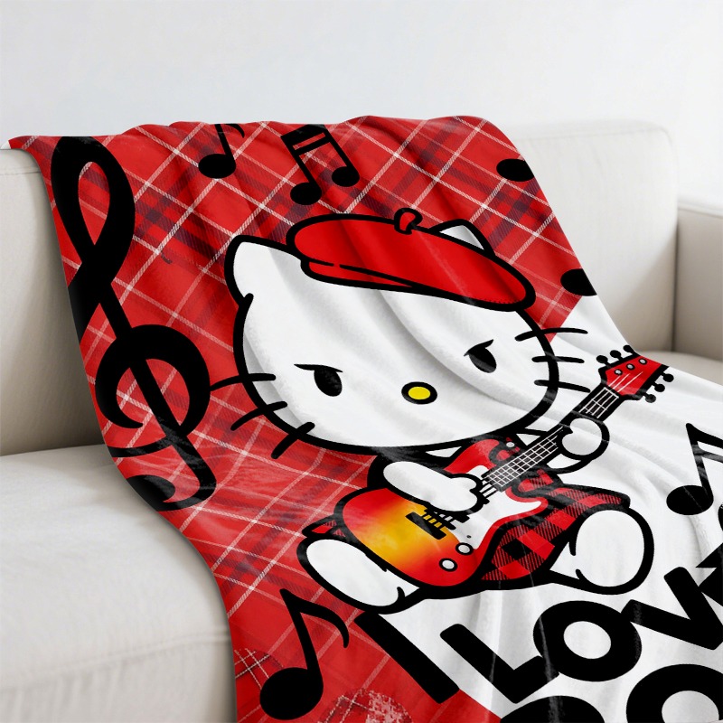 サンリオブランケット ハローキティ ロックスター柄 チェック - Christmas Throw Blanket のレビューと価格