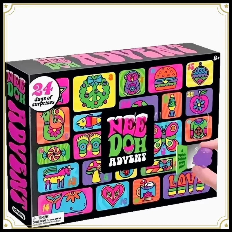 2026年版「NeeDoh」アドベントカレンダー。子供向けの - Advent Calendar Gift のレビューと価格