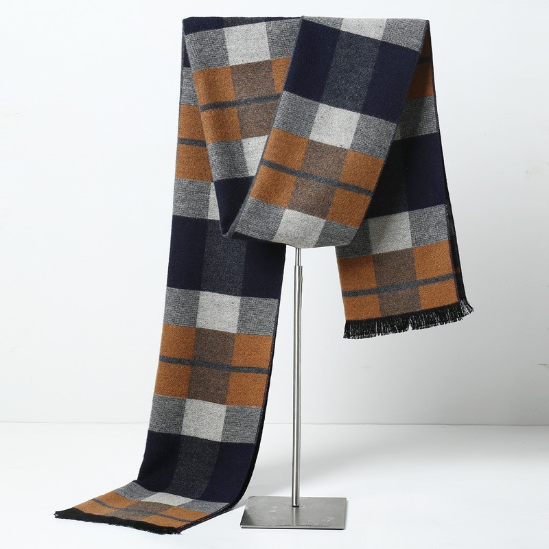 デザイナーブランドの格子縞メンズスカーフ冬暖かいカシミヤスカ - Christmas Throw Blanket のレビューと価格