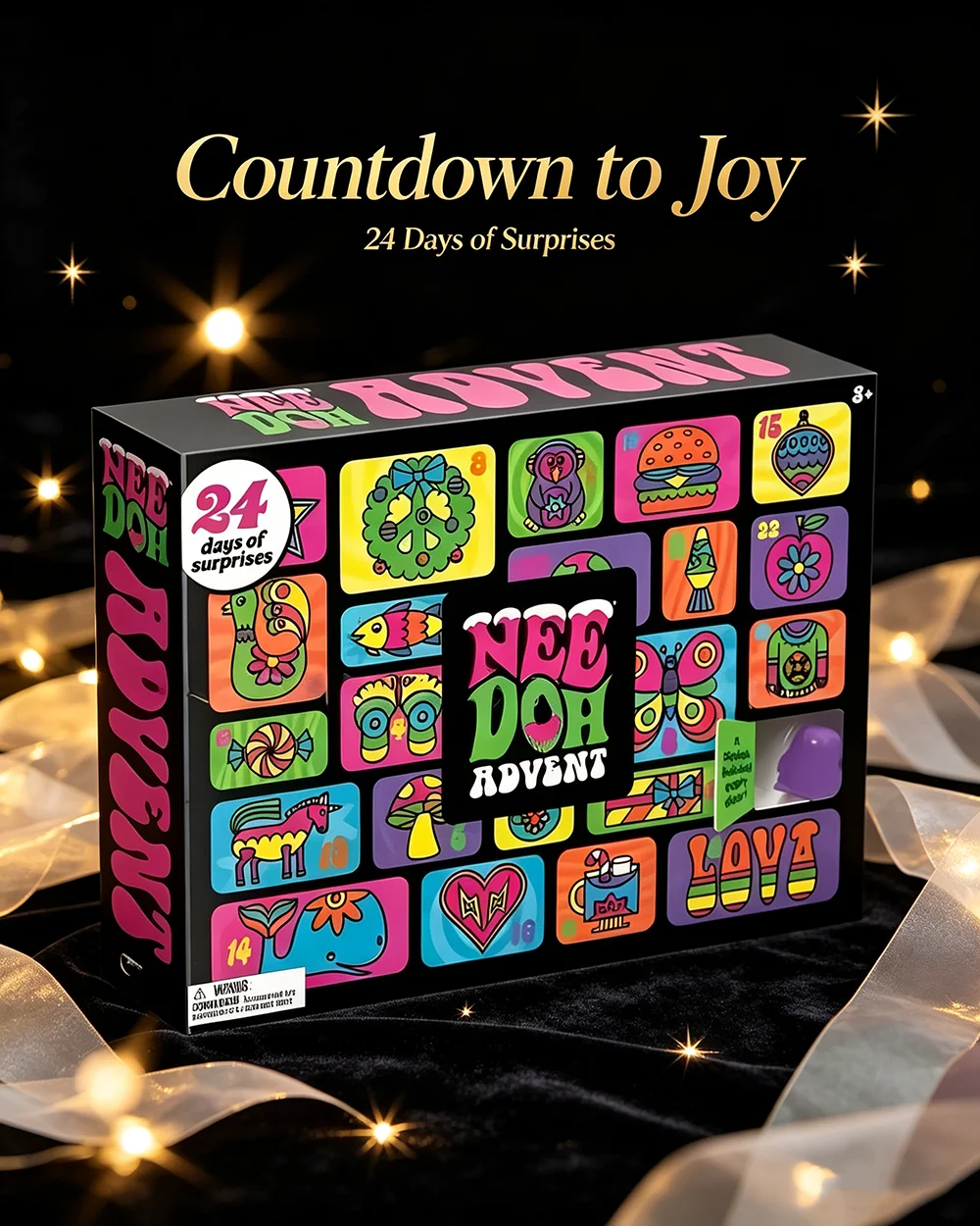 2026年版「NeeDoh」アドベントカレンダー。子供向けの - Advent Calendar Gift のレビューと価格