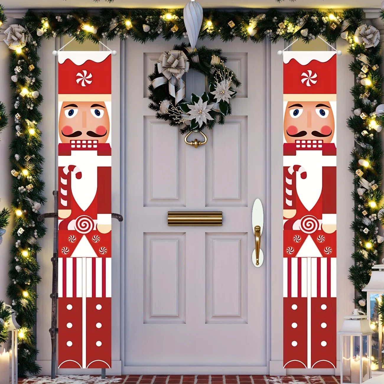 クリスマスバナーセット くるみ割り人形の兵士 キャンディプリ - Nutcracker Figurine のレビューと価格